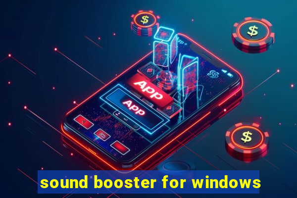 sound booster for windows